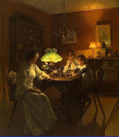 Marcel Rieder The new toy China oil painting art